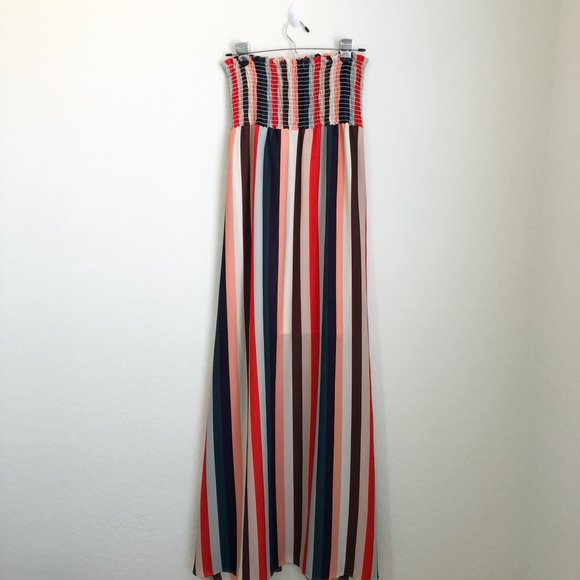 Newbury Kustom Rainbow Striped Maxi Dress - Picture 6 of 8